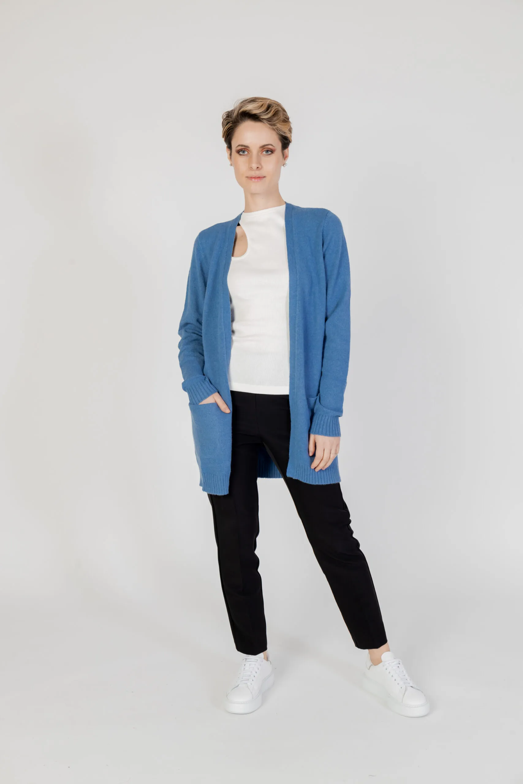 Cardigan Vila Clothes VIRIL L/S OPEN COLOR Indigo