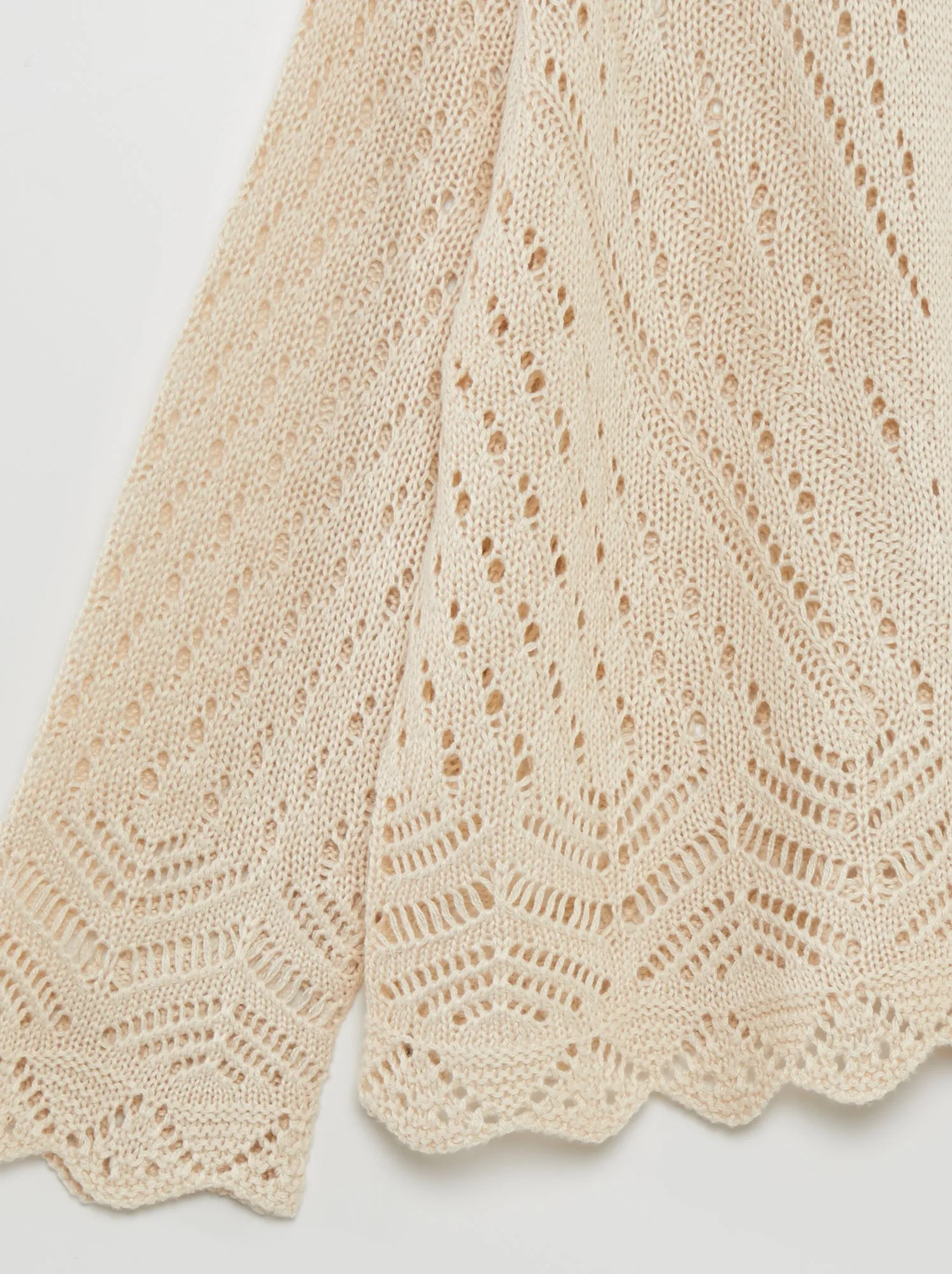 Cardigan 'JDY' all'uncinetto - BEIGE