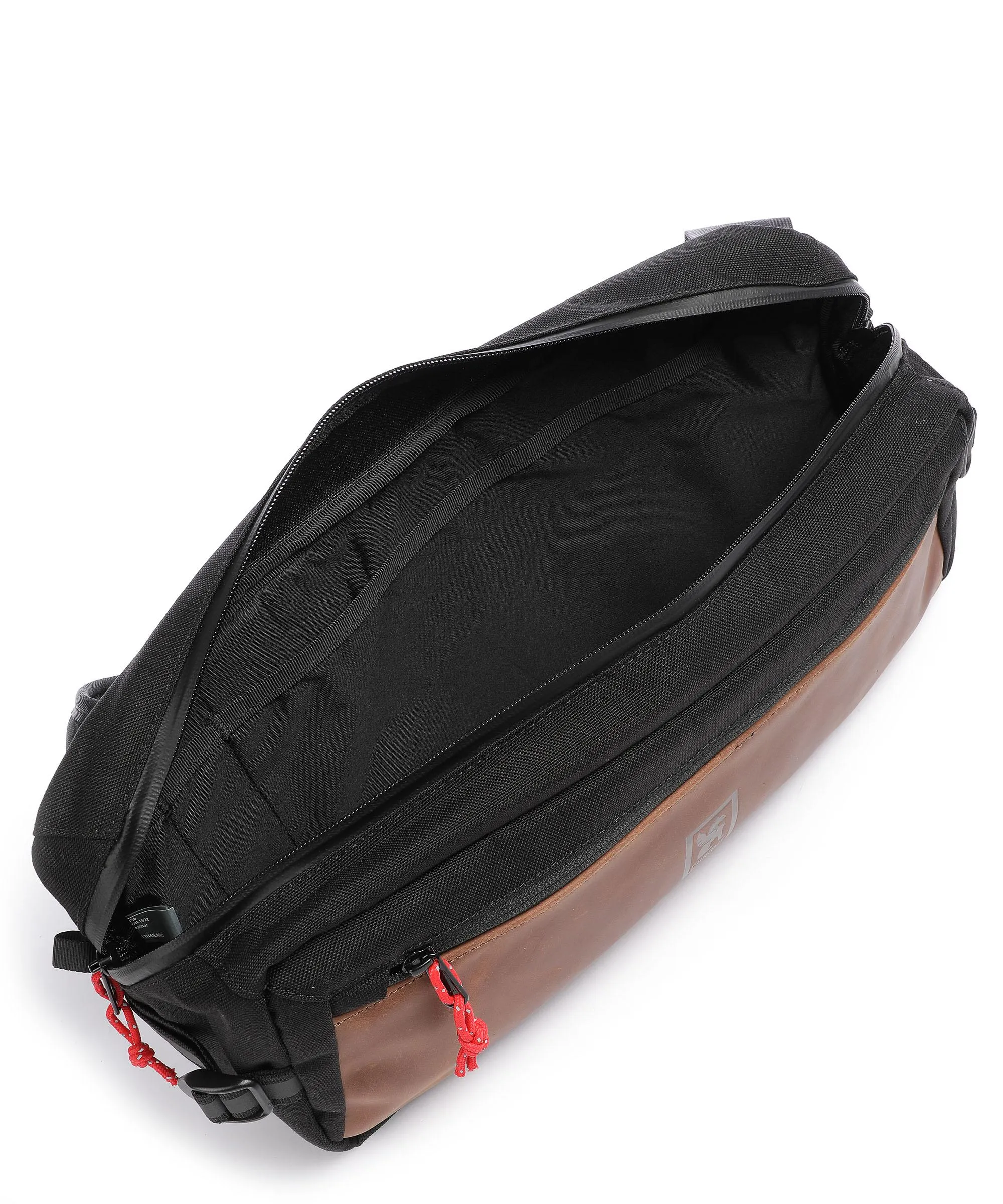  Chrome Kadet Limited Borsa sling nylon nero/marrone  