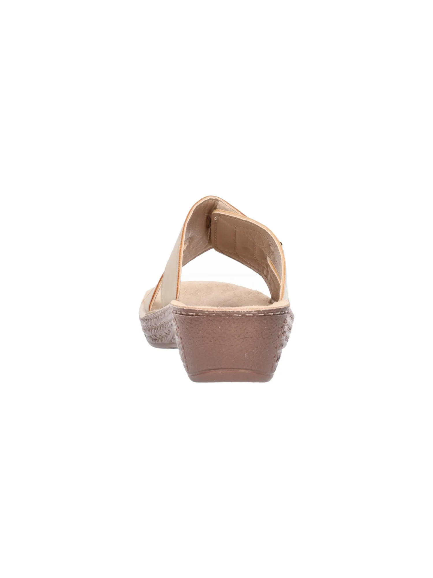 Ciabatta con zeppa bassa Inblu da donna beige