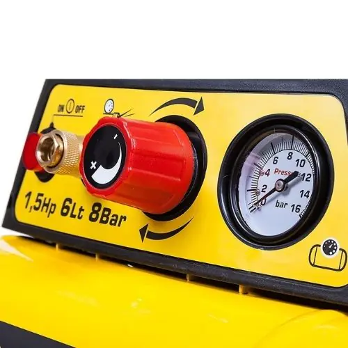 COMPRESSORE STANLEY 6 LITRI HP 1,5 - DN200/8/6