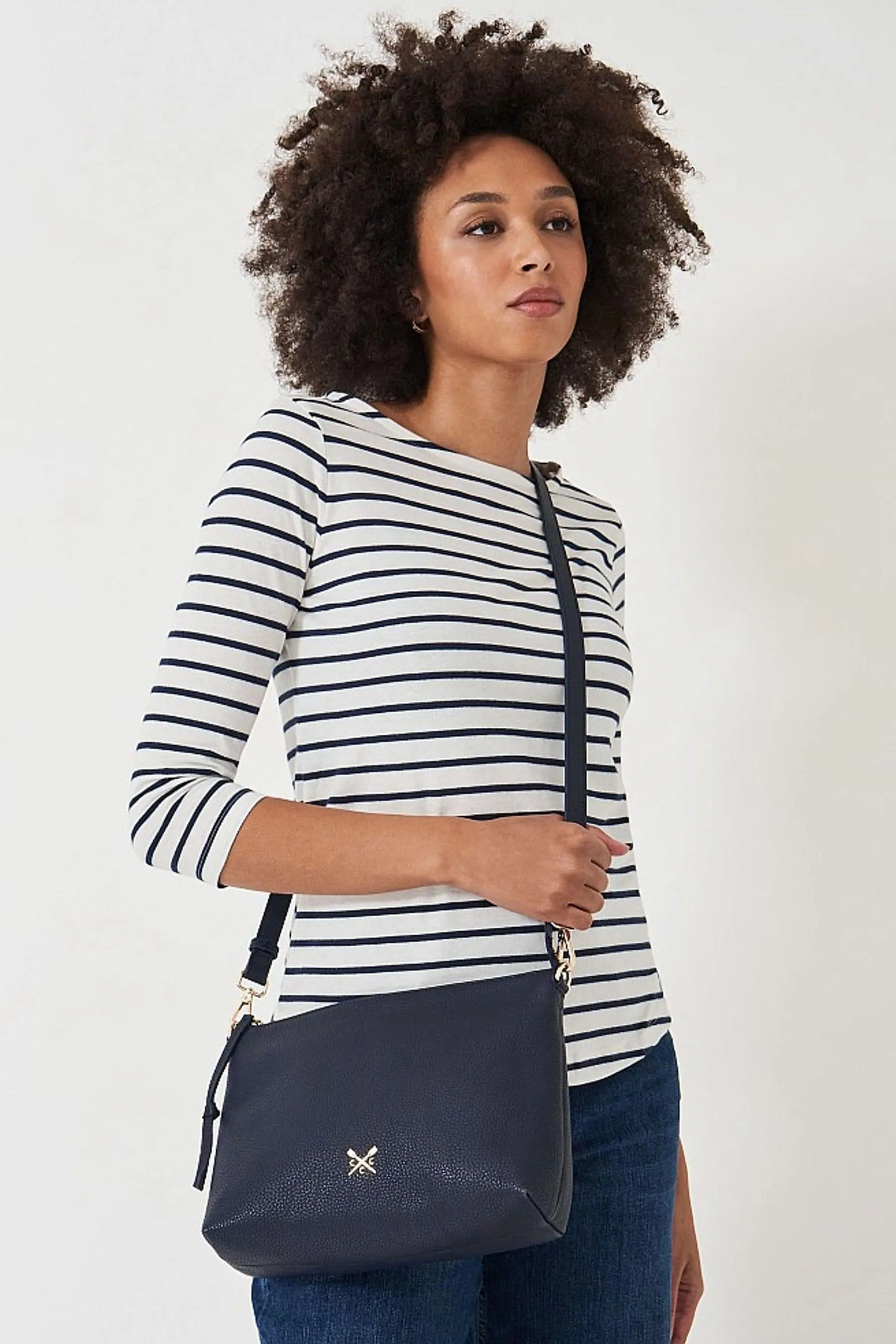 Crew Clothing - Borsa a tracolla in pelle    