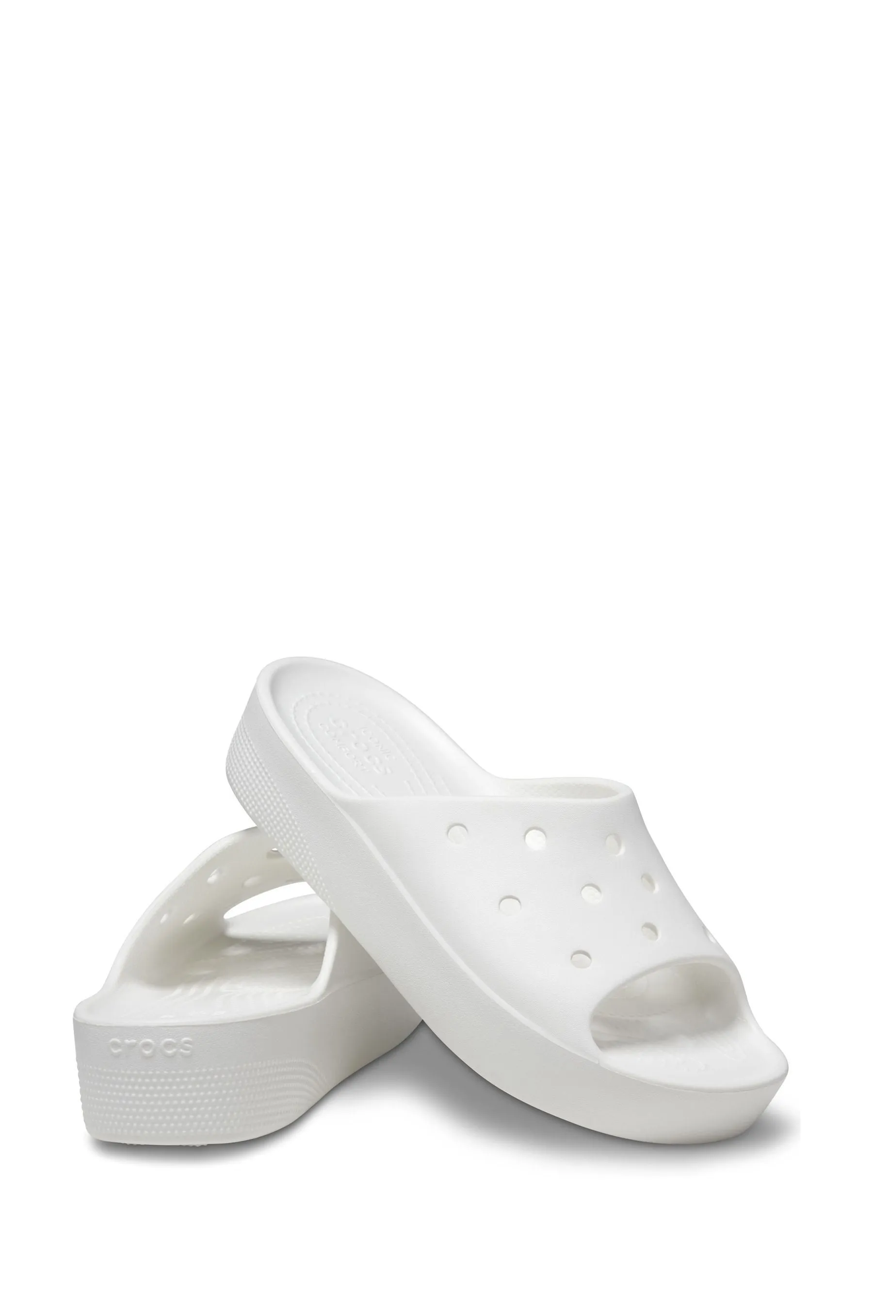 Crocs - Sandali a ciabatte classiche con plateau
