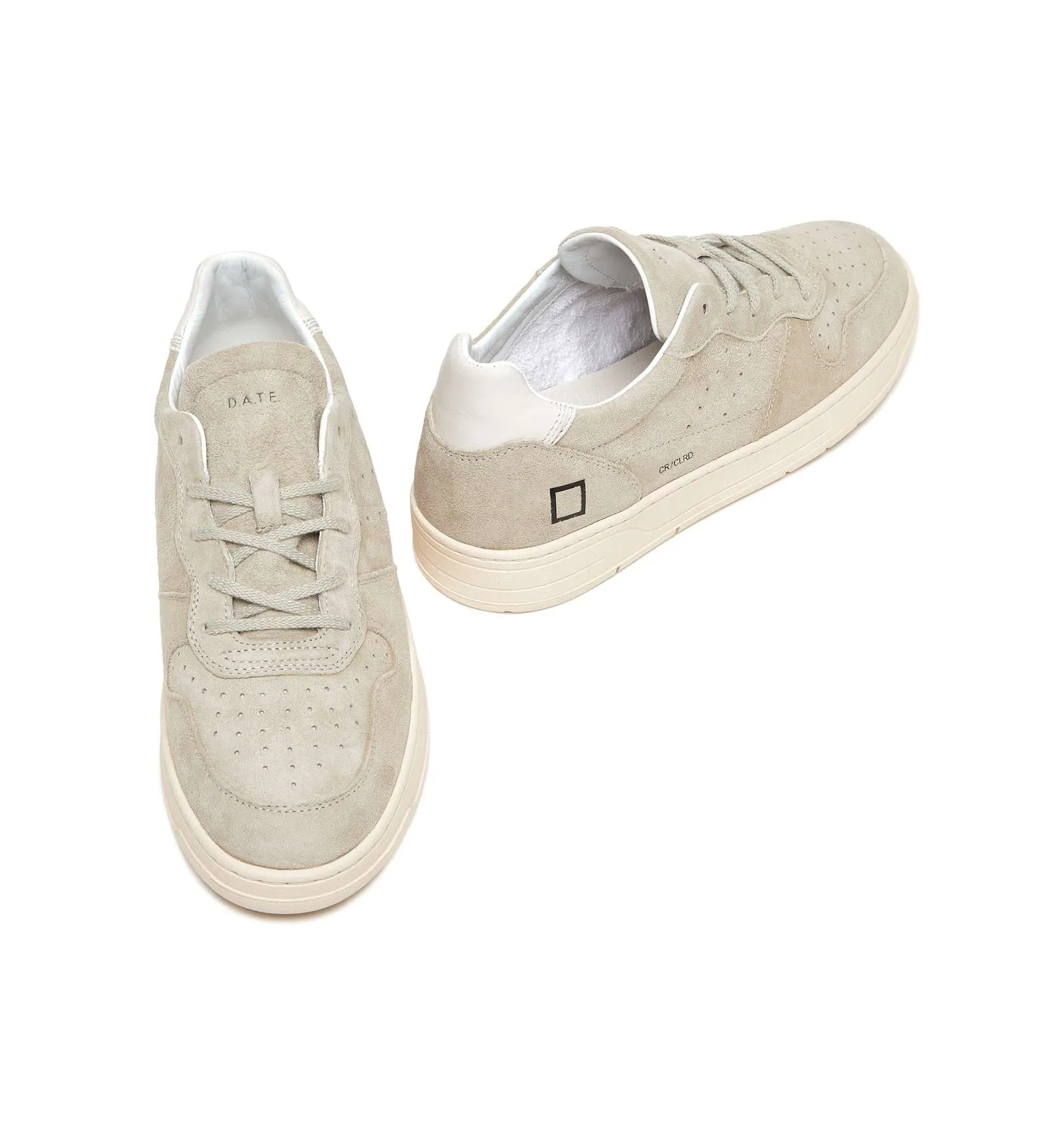 D.A.T.E. uomo COURT 2.0 COLORED BEIGE scarpa sneakers camoscio beige