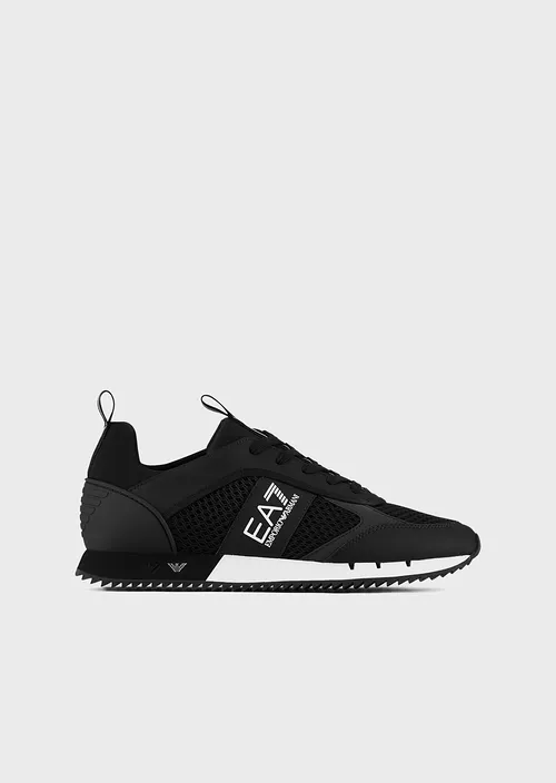EA7 Emporio Armani  ---------    ------------Ea7 scarpe m sneaker black&white laces