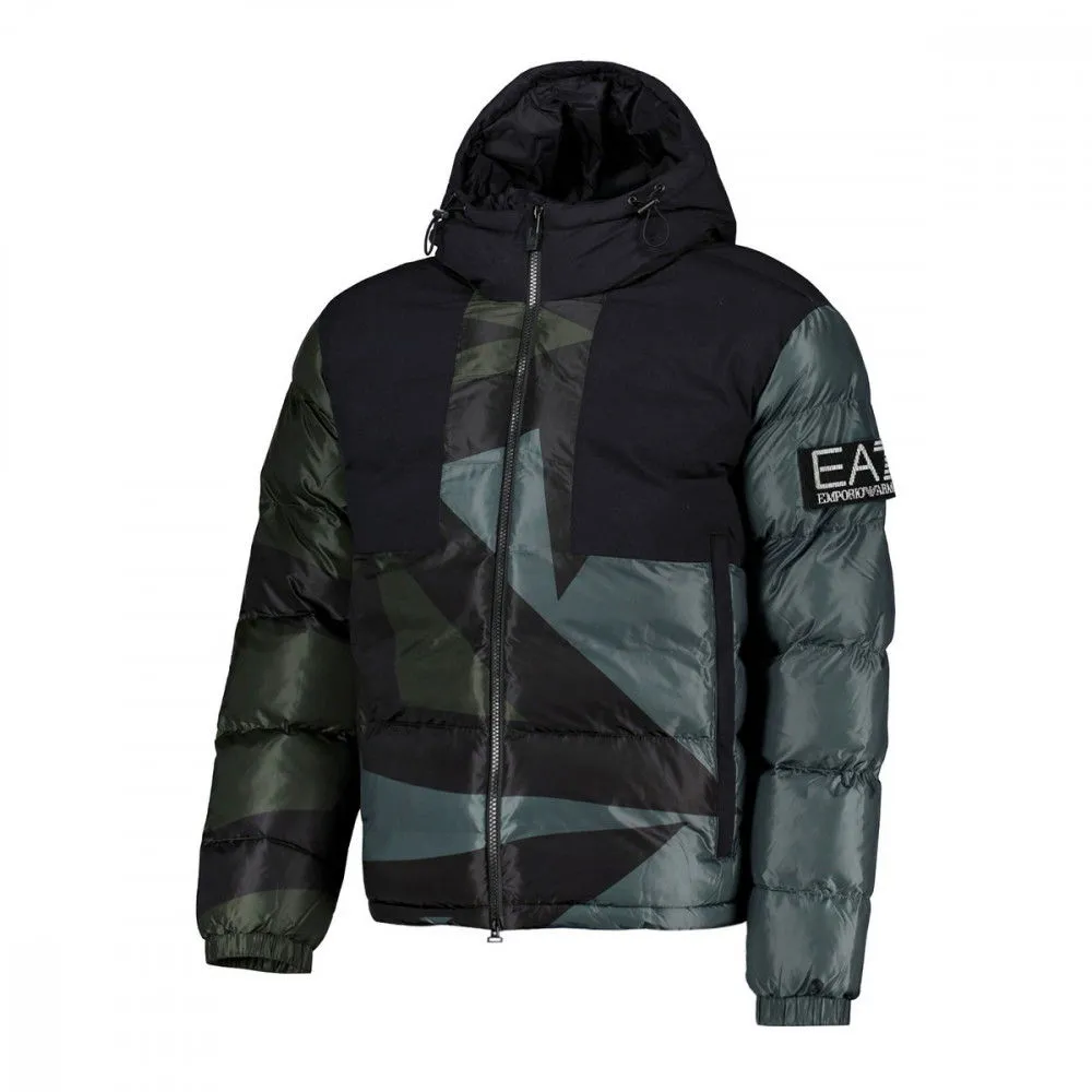 EA7 Emporio Armani PIUMINO CON CAPPUCCIO GRAPHIC