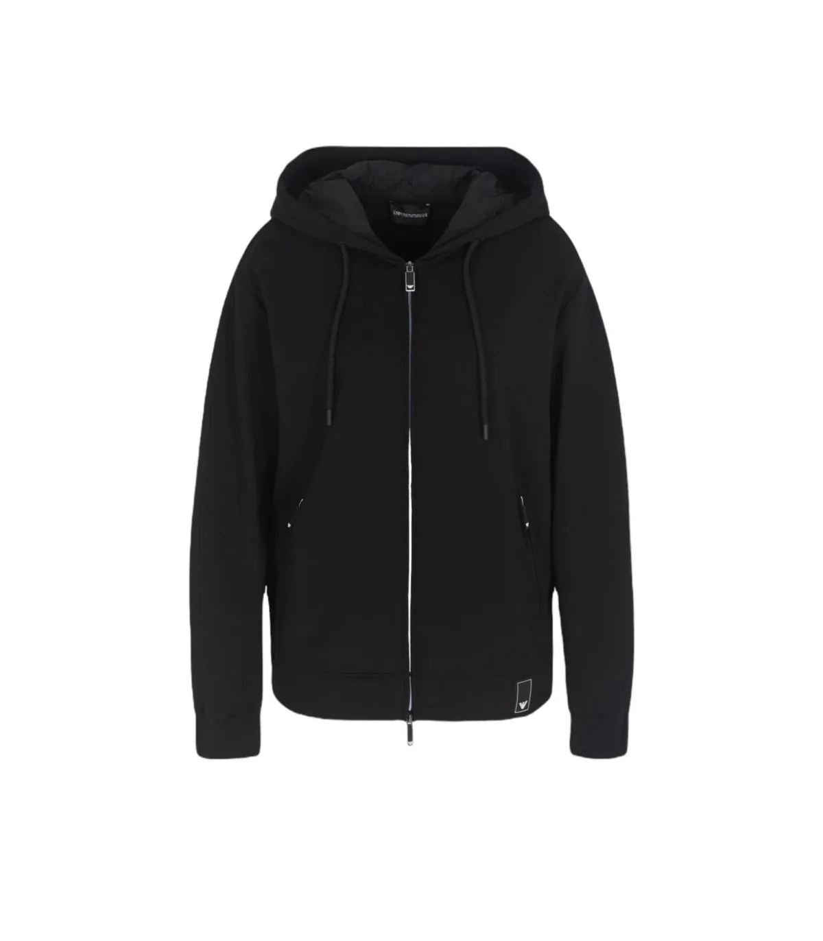 Emporio Armani Donna Felpa Con Zip Con Cappuccio