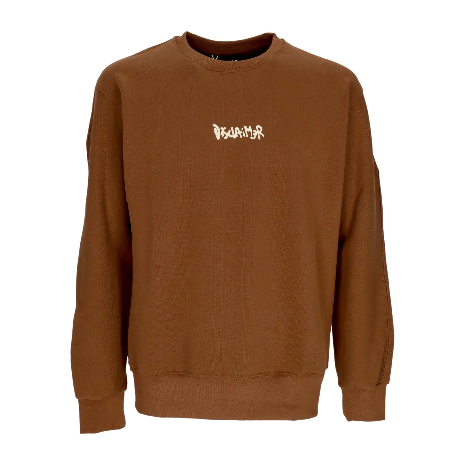 Felpa Leggera Girocollo Uomo Back Big Logo Crewneck Chocolate/st Cream