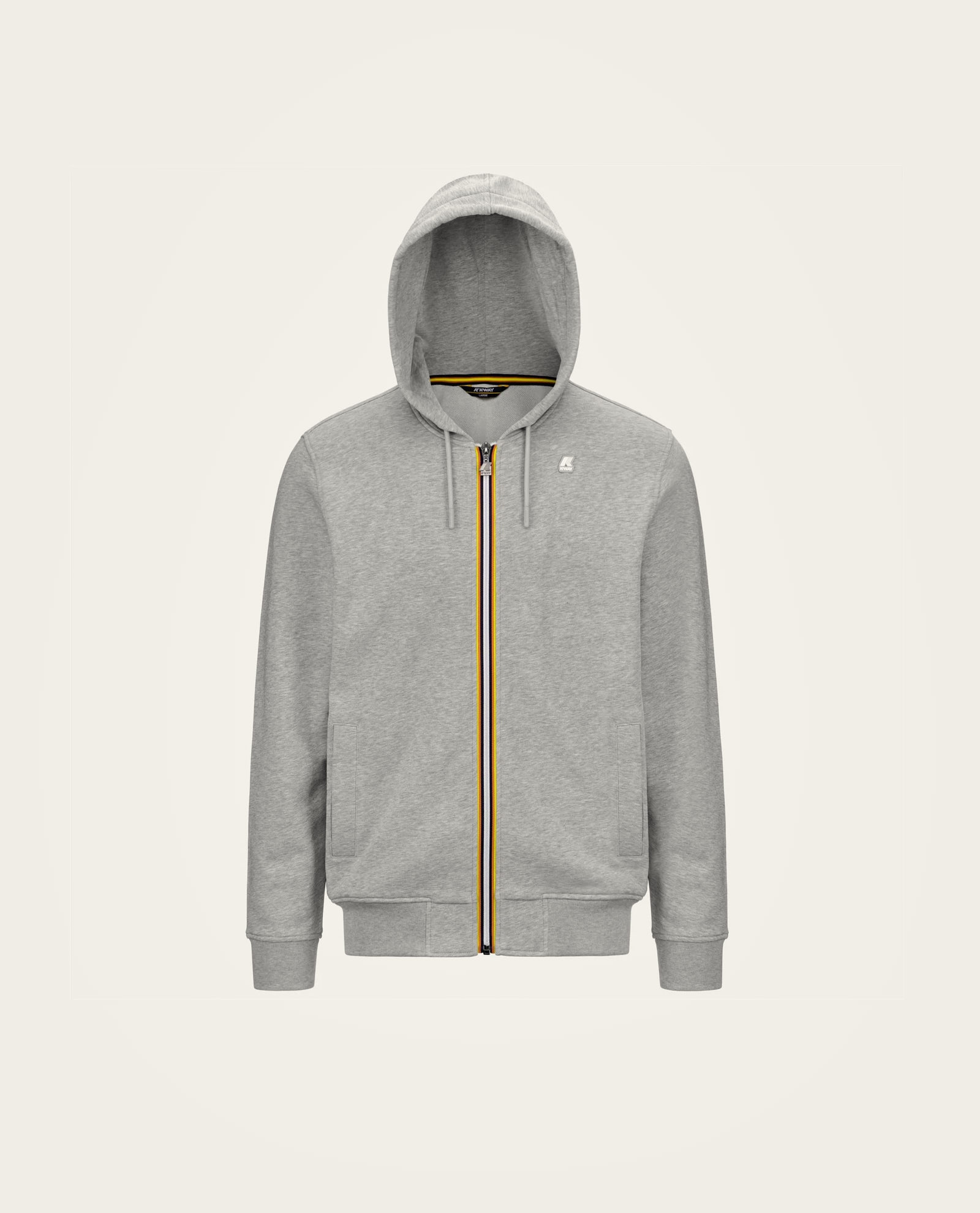 Felpa uomo Anthony di K-way fullzip con cappuccio