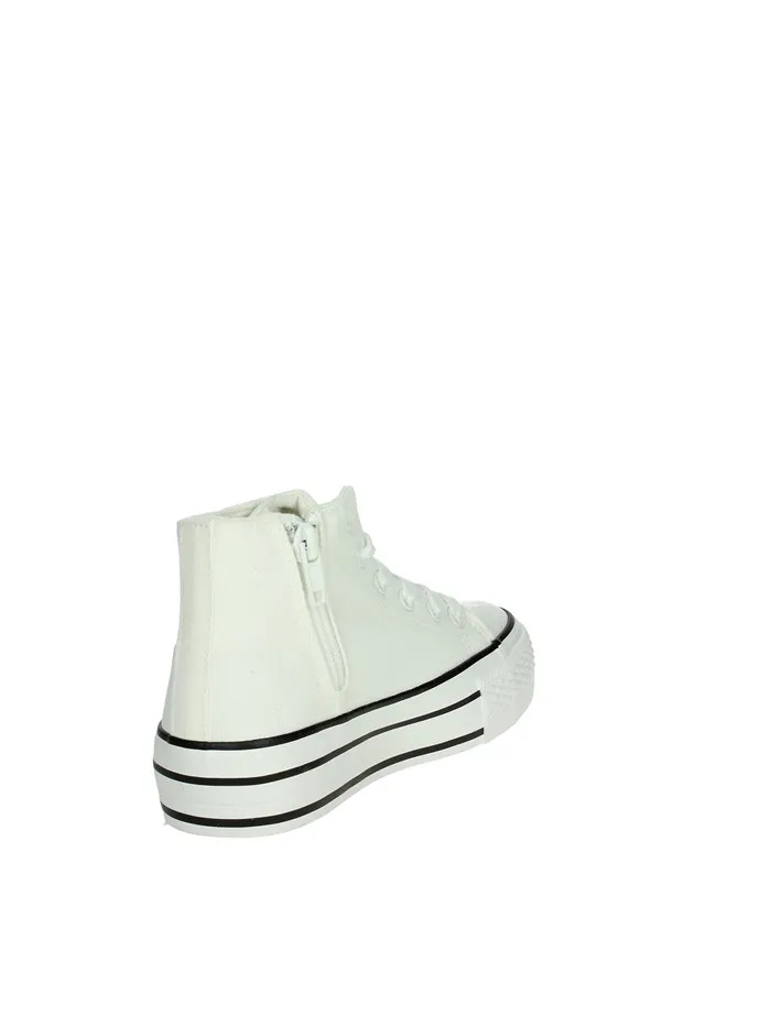 Fornarina  SNEAKERS ALTA BARBI 2 BIANCO/ORO