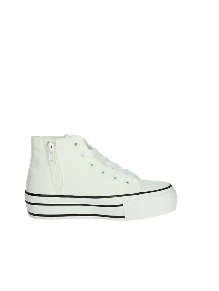 Fornarina  SNEAKERS ALTA BARBI 2 BIANCO/ORO