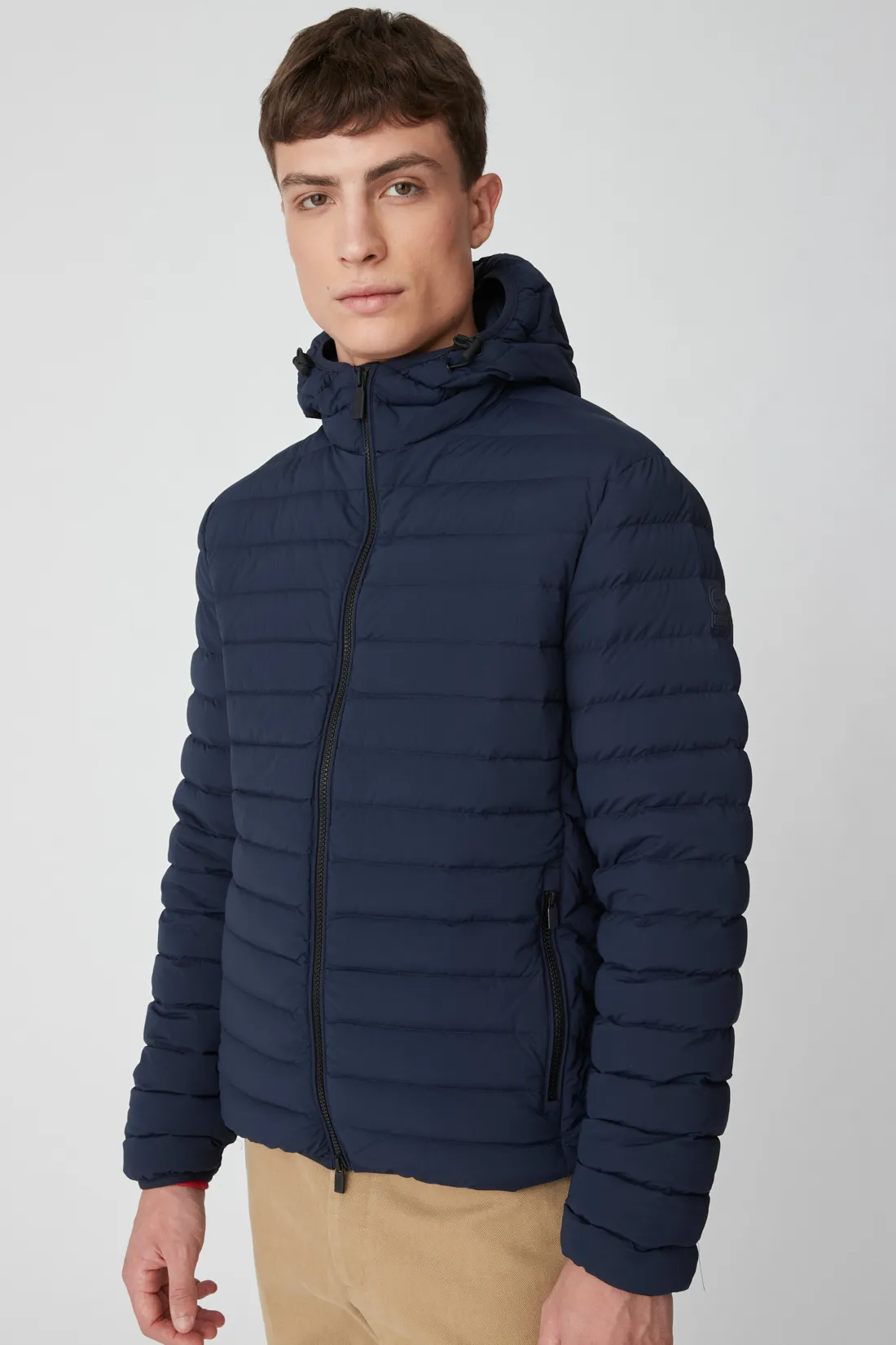FRANKLIN 2.0 – Piumino blu in stretch