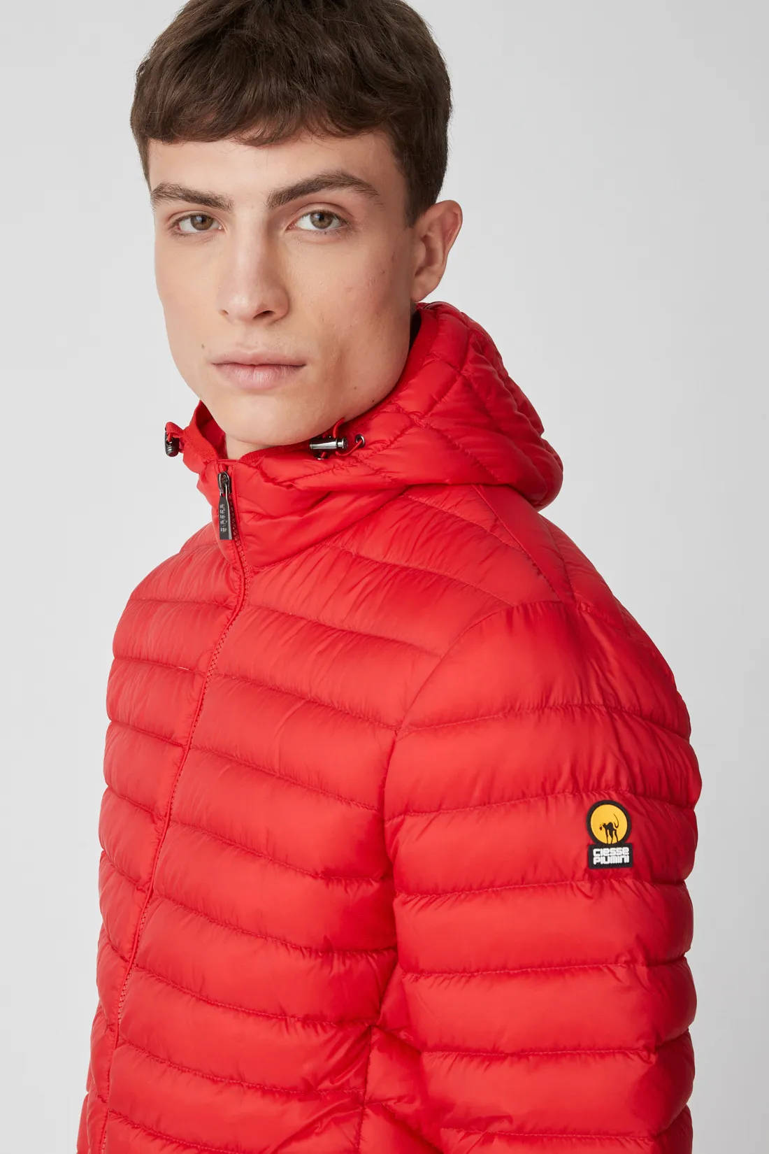 FRANKLIN 2.0 – Piumino rosso con cappuccio