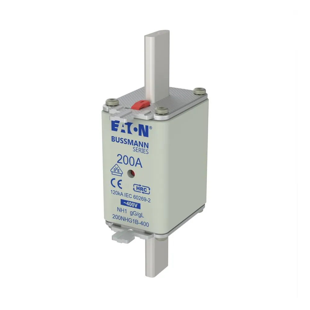 Fusibile NH, Eaton, 200A, fusibile 63 x 40 x 135mm, standard gL/gG 400V ca