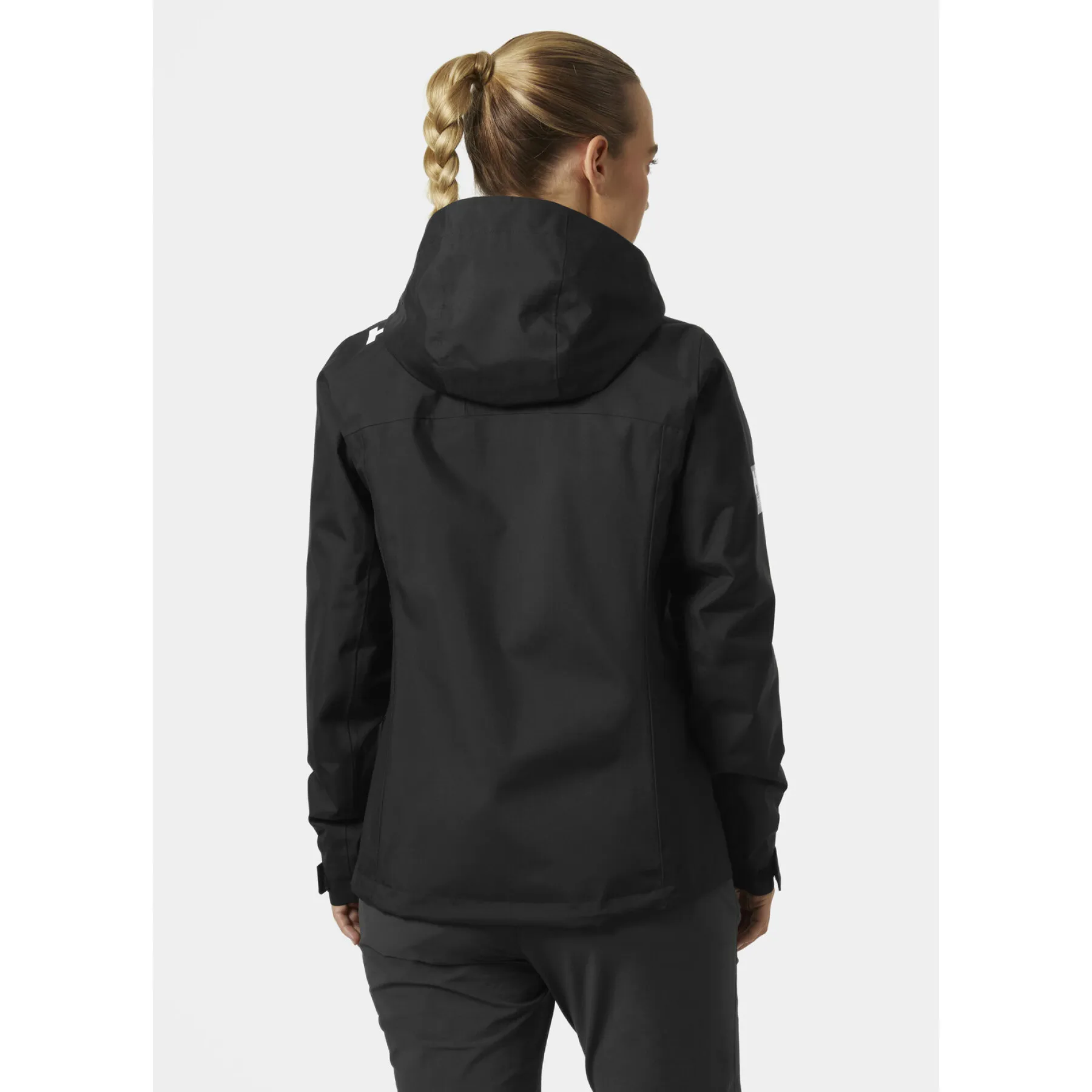 Giacca con cappuccio impermeabile intermedia da donna Helly Hansen Crew 2.0