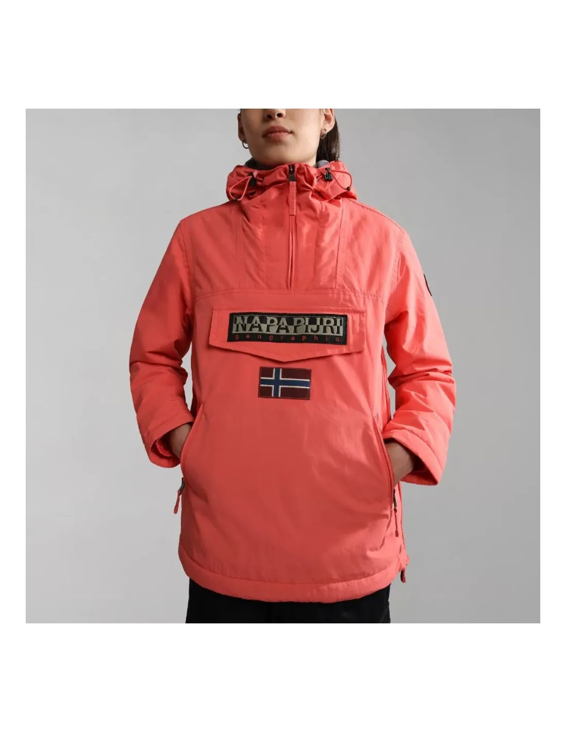 Giacca Napapijri W Rainforest Winter Pocket 4 Lampone