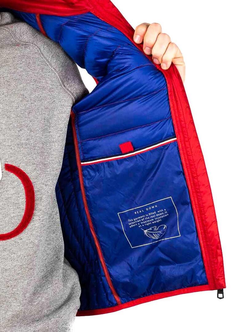Gilet El Ganso Down Basic Waist Rosso Uomo