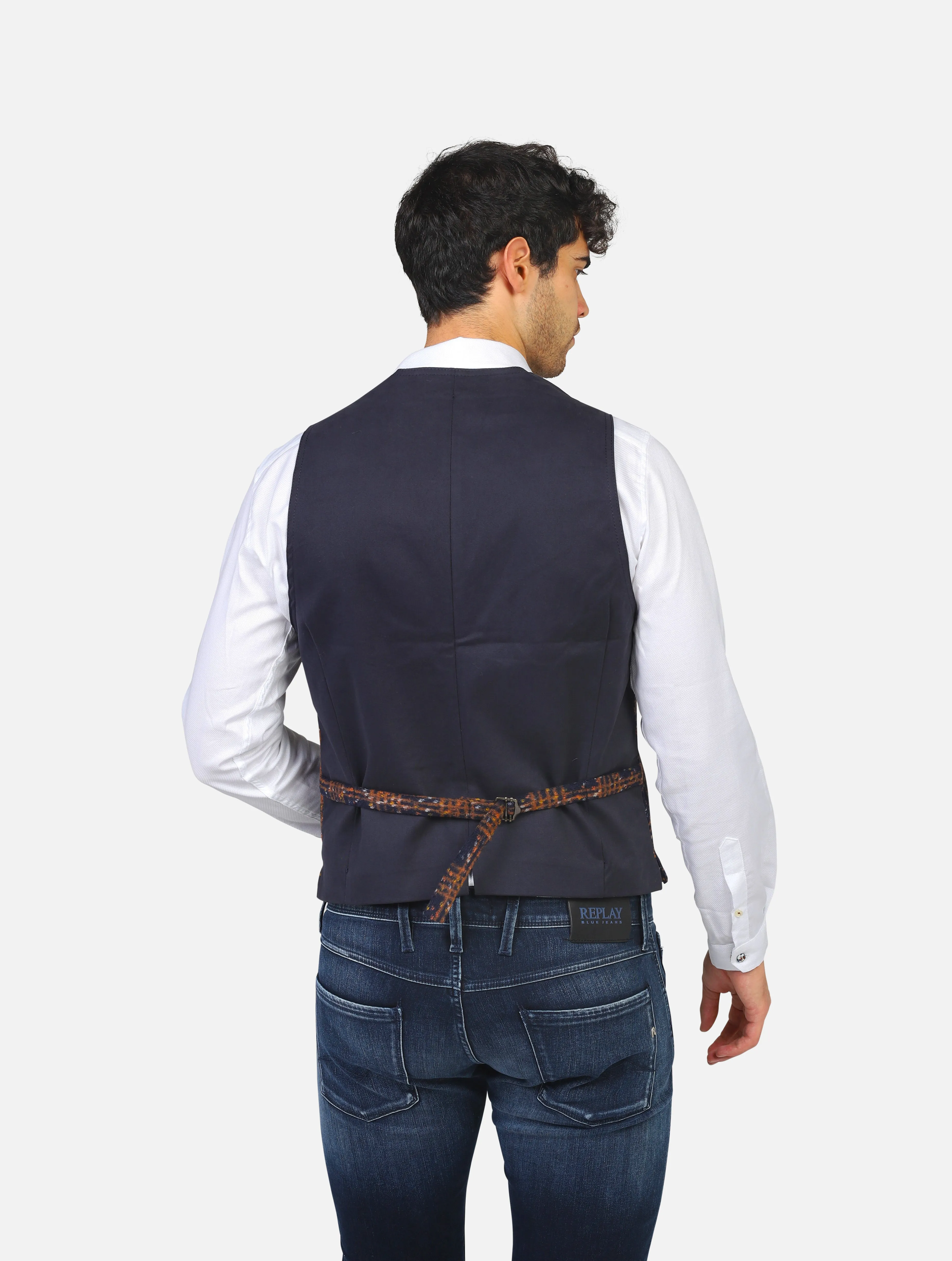 gilet GARRY'S EARTH - DIS 7 QUADROBLU/ORANGE