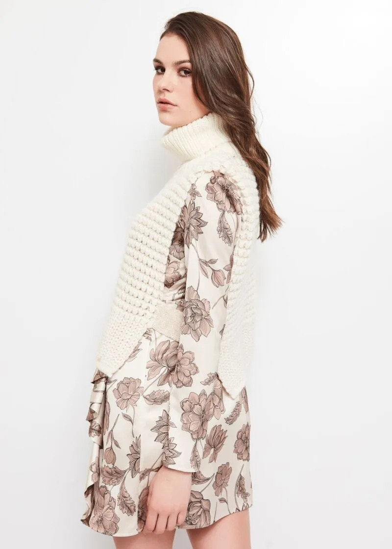 Gilet in misto lana e alpaca