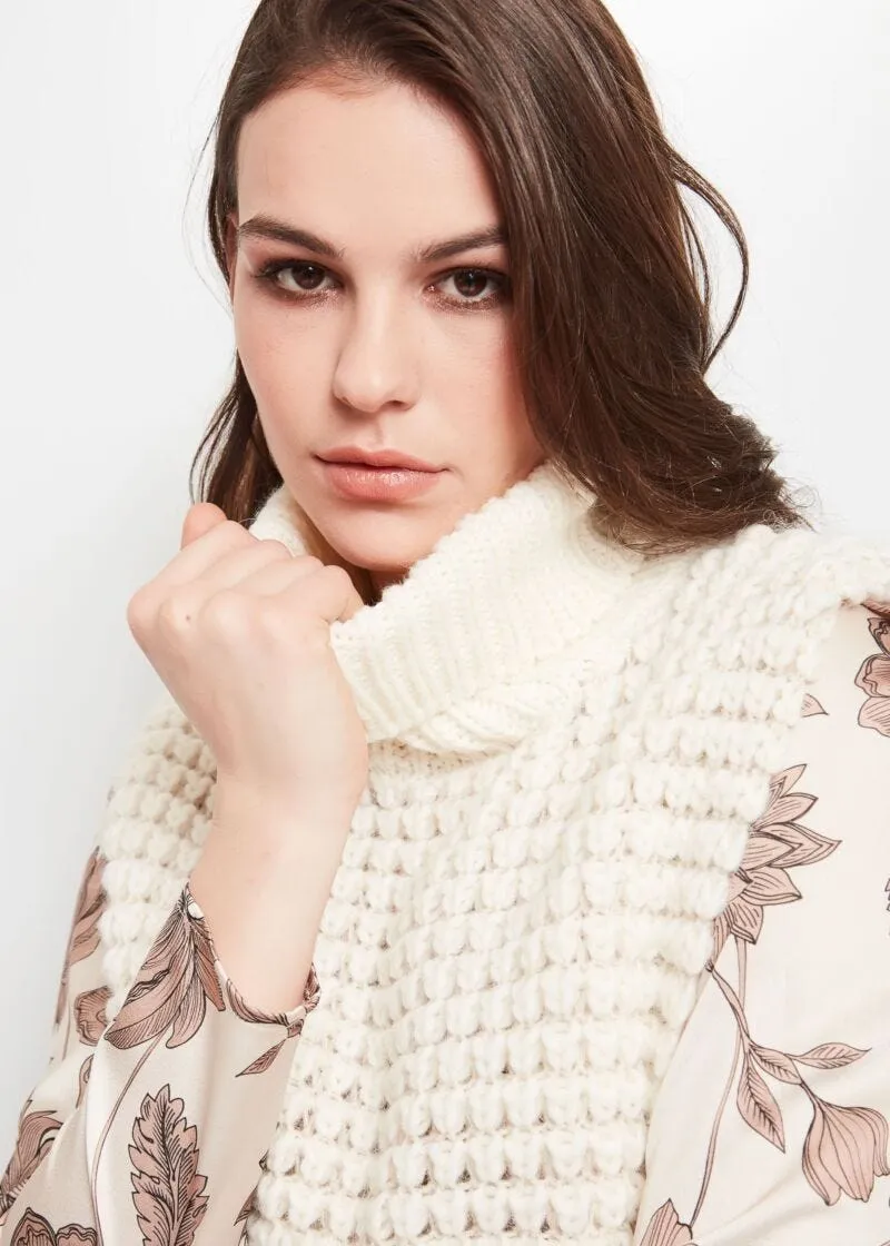 Gilet in misto lana e alpaca