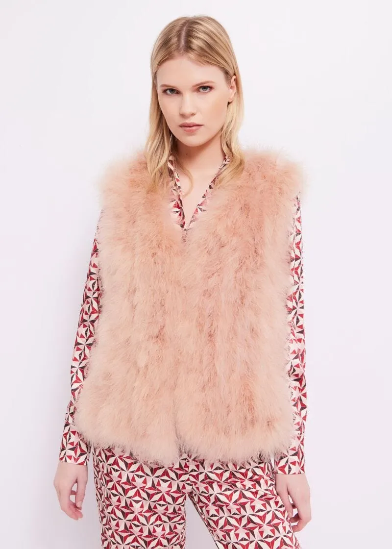 Gilet in simil pelliccia