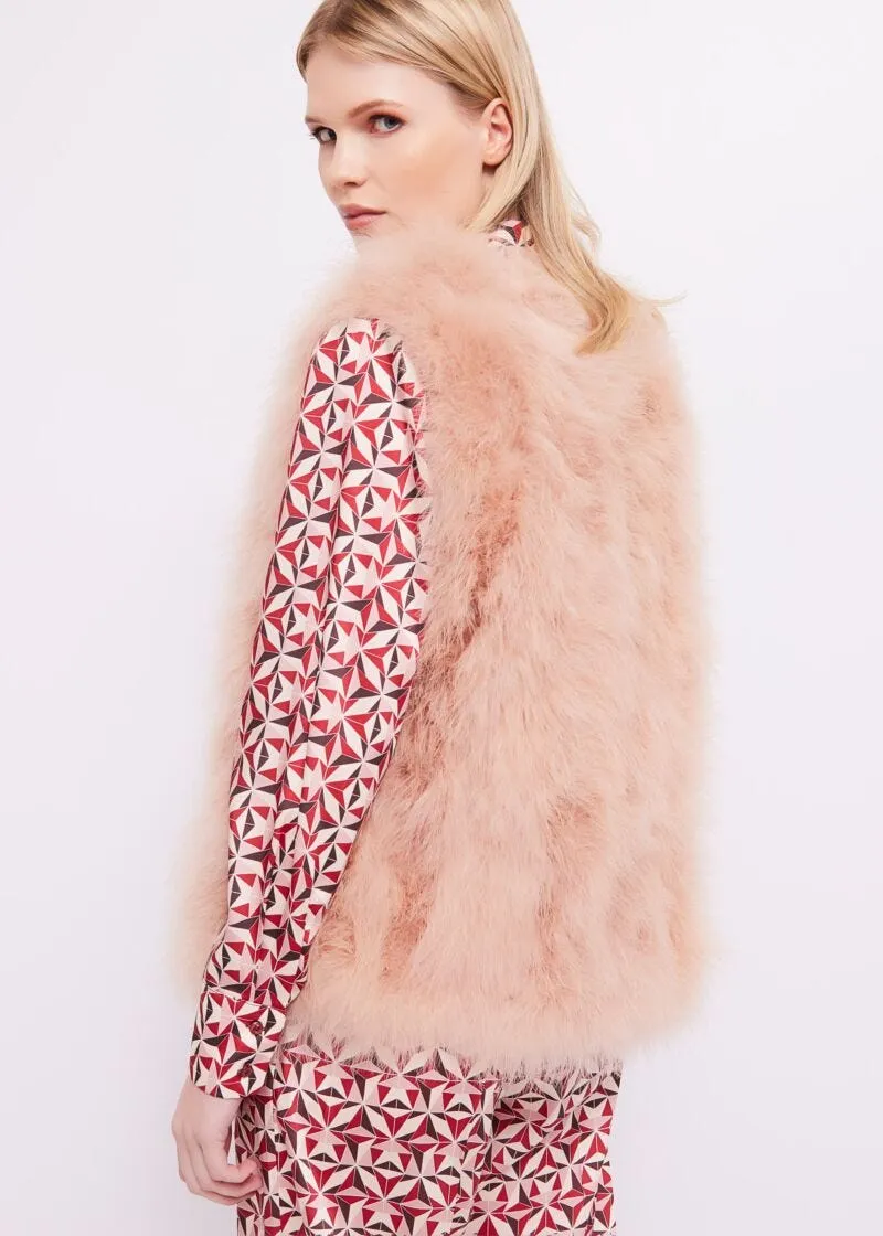 Gilet in simil pelliccia
