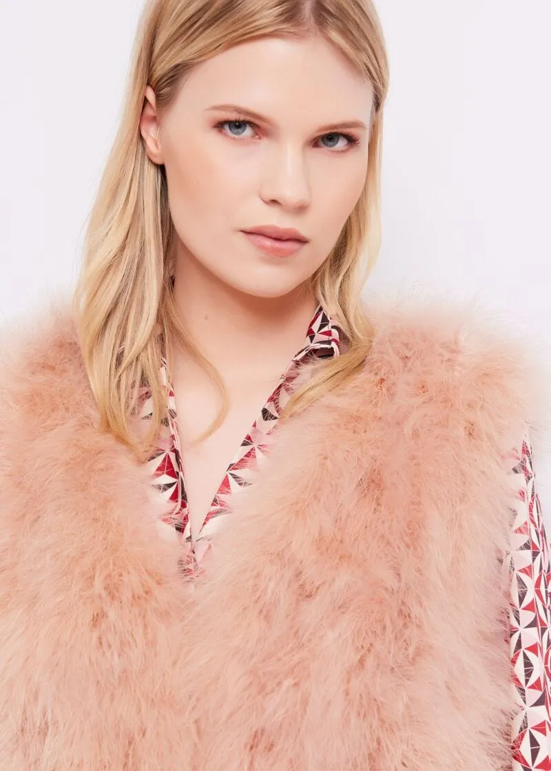 Gilet in simil pelliccia