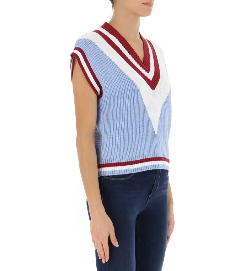 Gilet misto viscosa