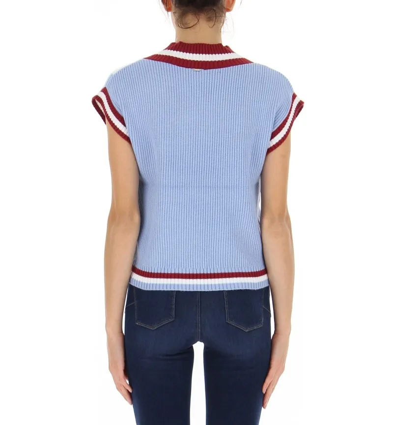 Gilet misto viscosa