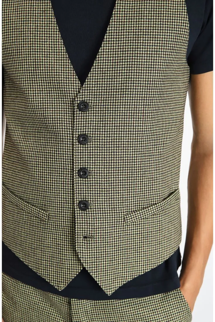 Gilet motivo pied de poule