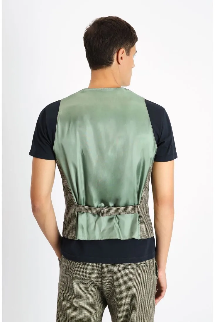 Gilet motivo pied de poule