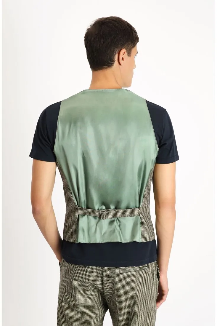 Gilet motivo pied de poule
