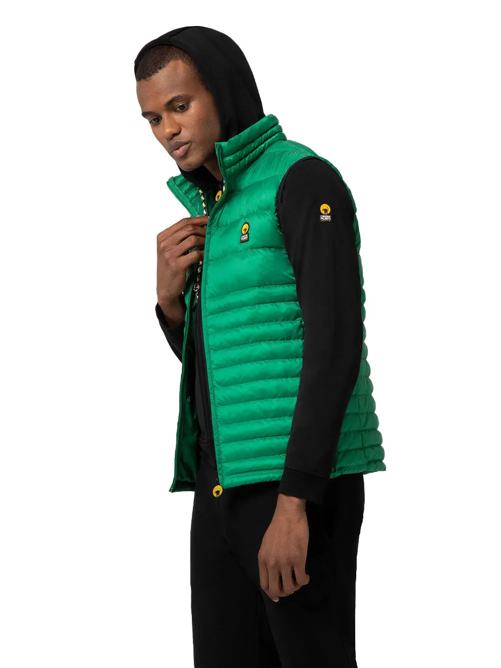 Gilet piumino Uomo Noll verde