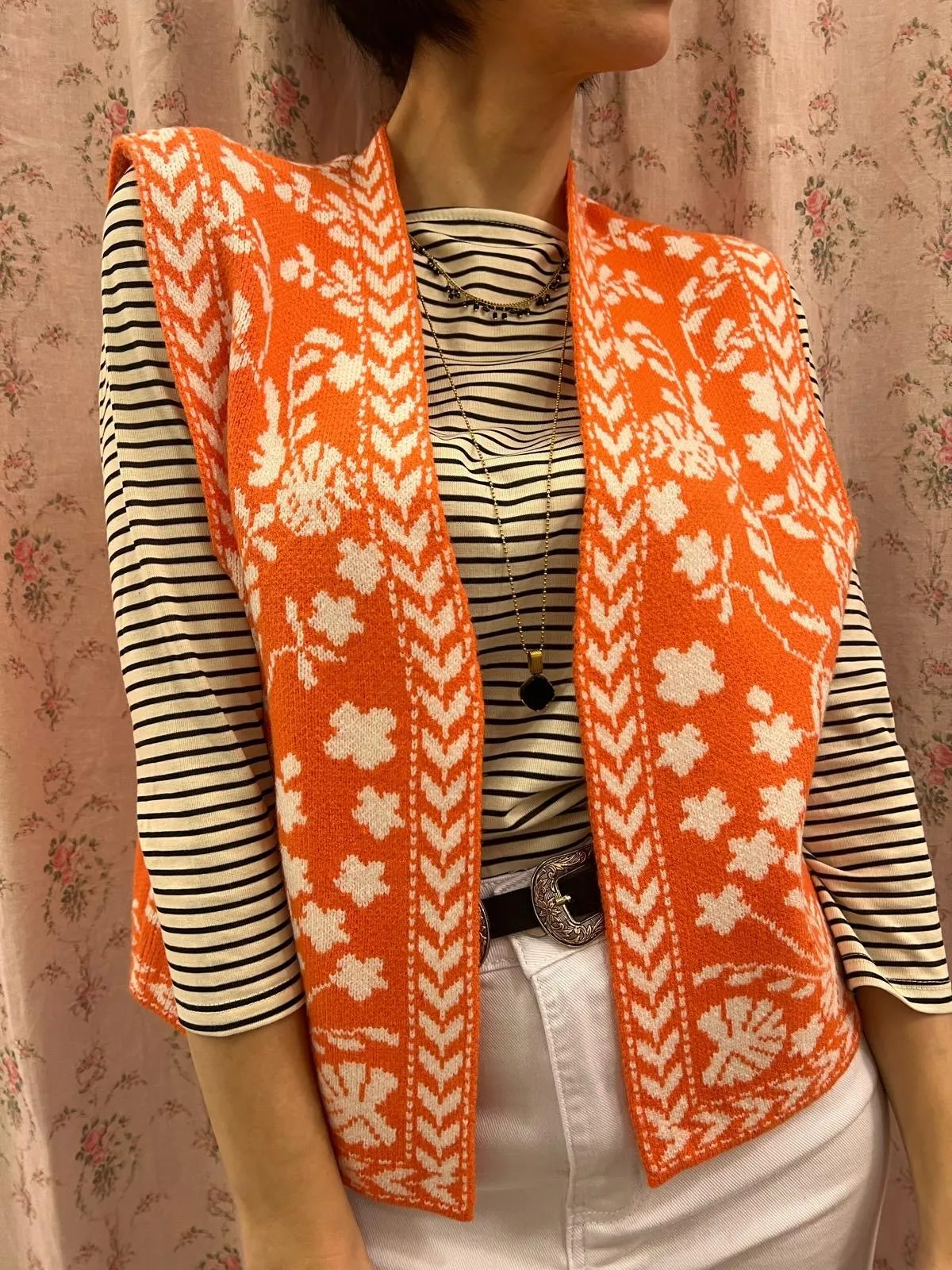 Gilet Zuni Corallo