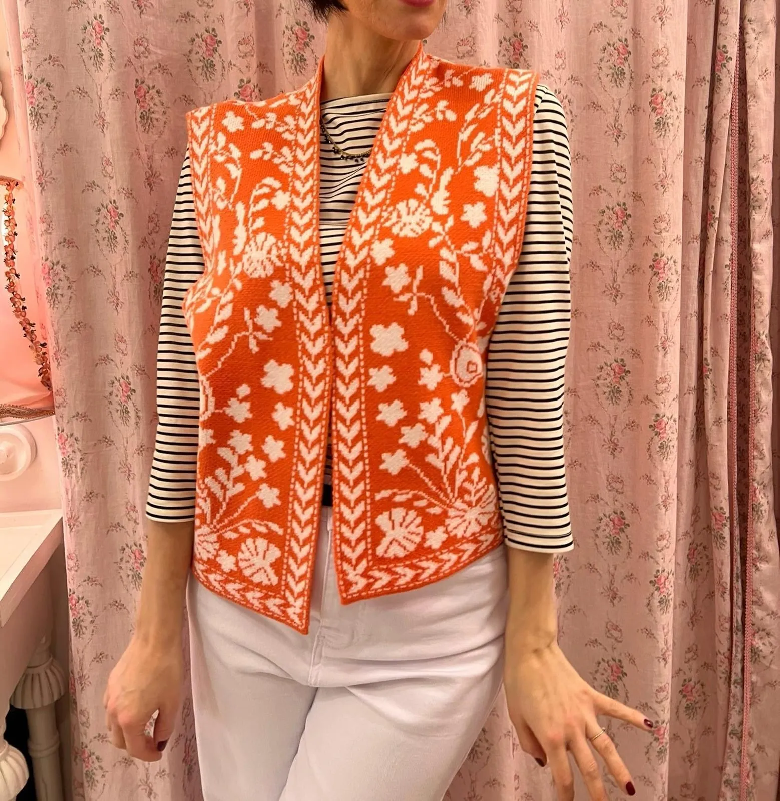 Gilet Zuni Corallo