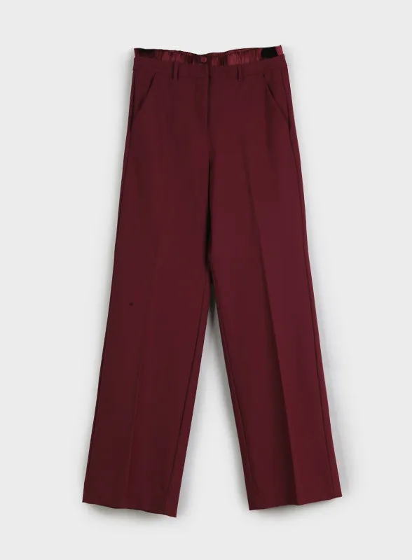 GIOIOSA-PANTALONE BORDEAUX
