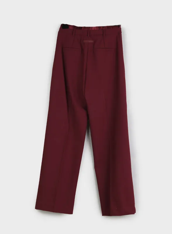 GIOIOSA-PANTALONE BORDEAUX