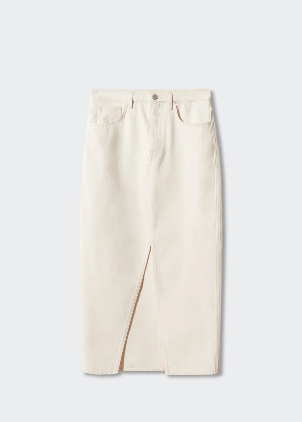 Gonna denim spacco