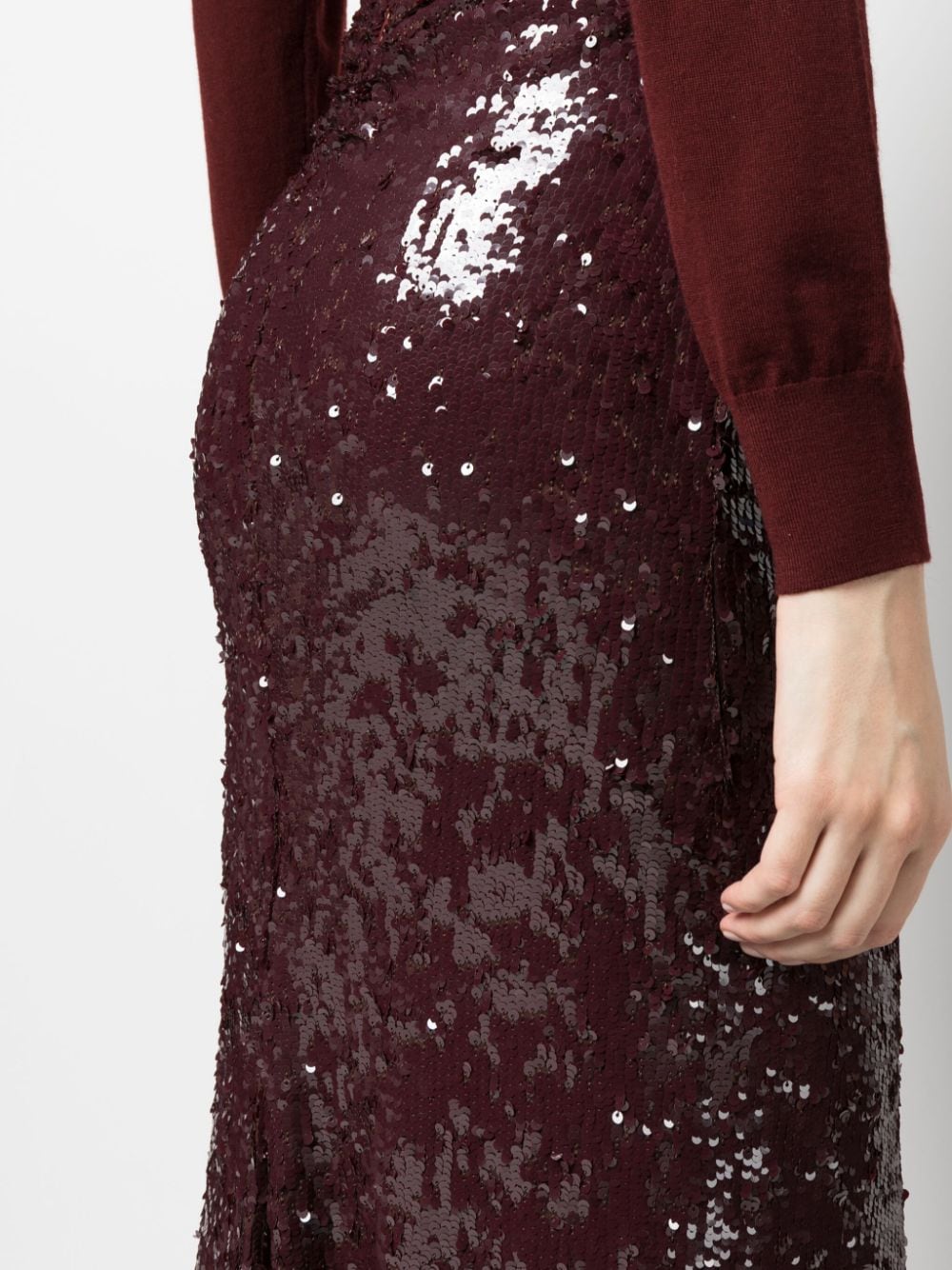 gonna lunga in paillettes