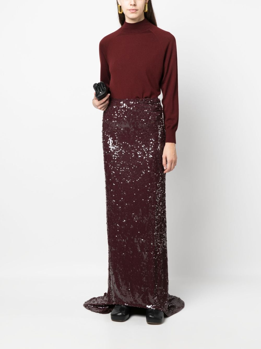gonna lunga in paillettes