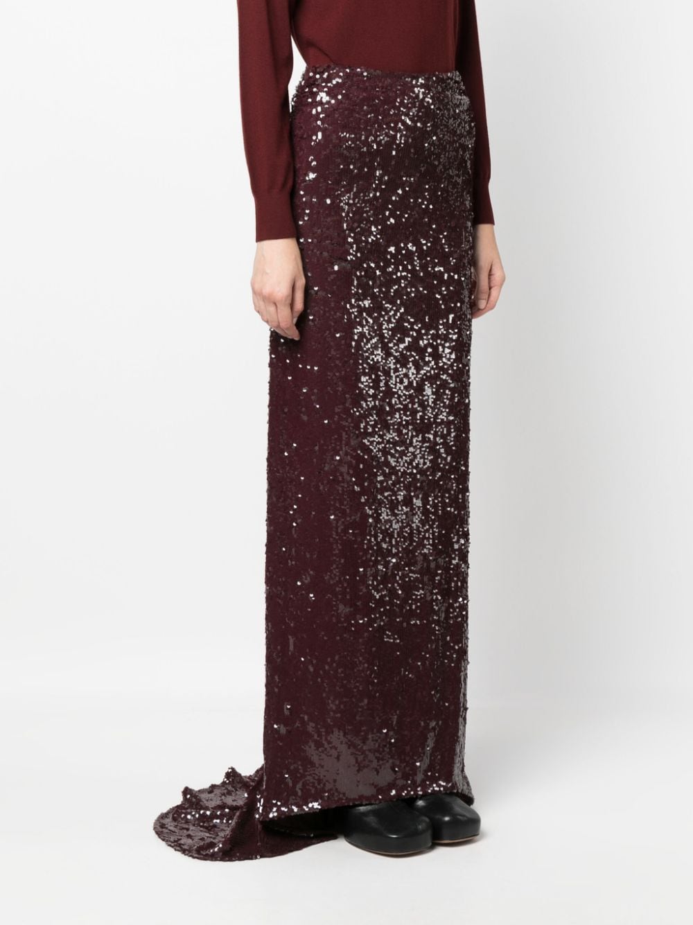 gonna lunga in paillettes