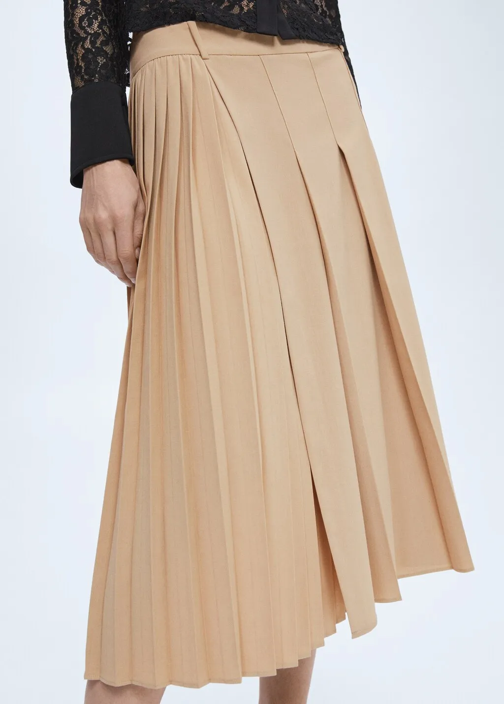Gonna plissettata midi