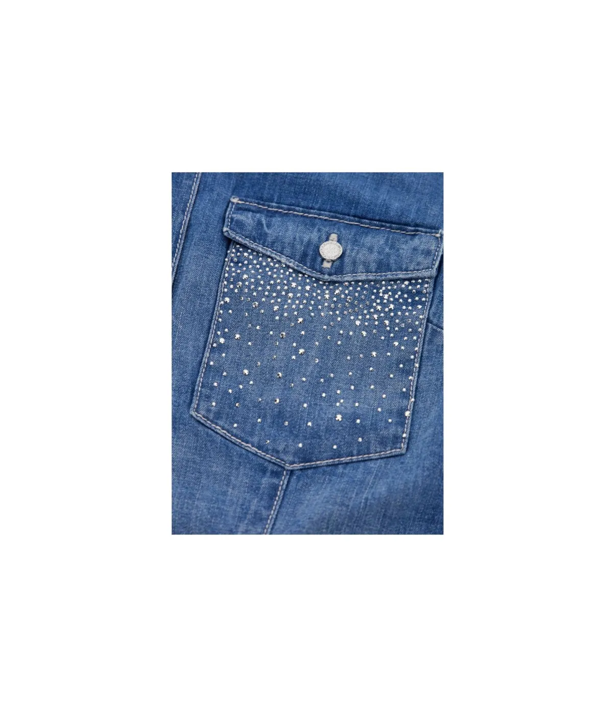 Guess Donna Camicia Manica lunga In Jeans Equity