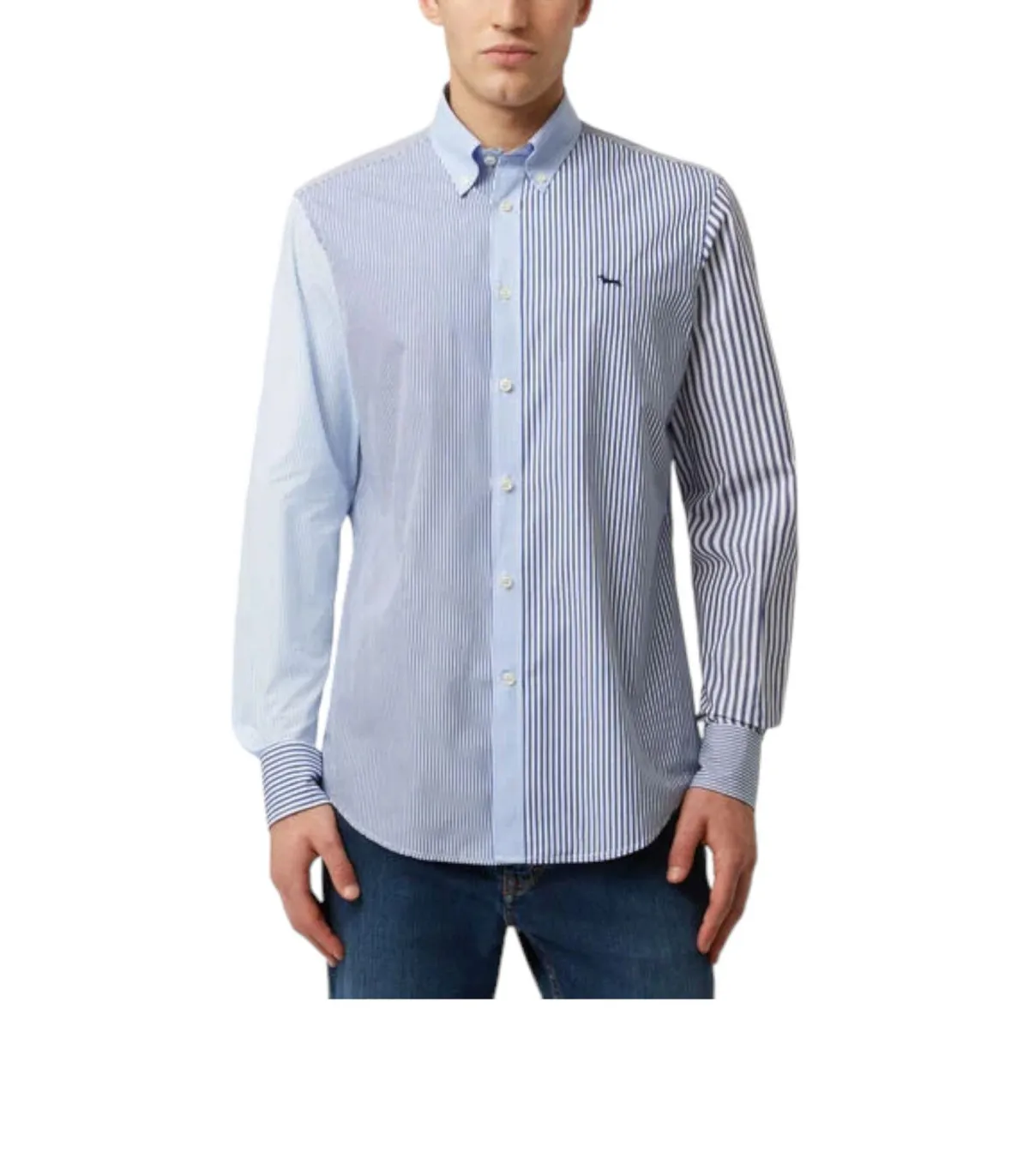 Harmont & Blaine Uomo Camicia Manica lunga A Righe