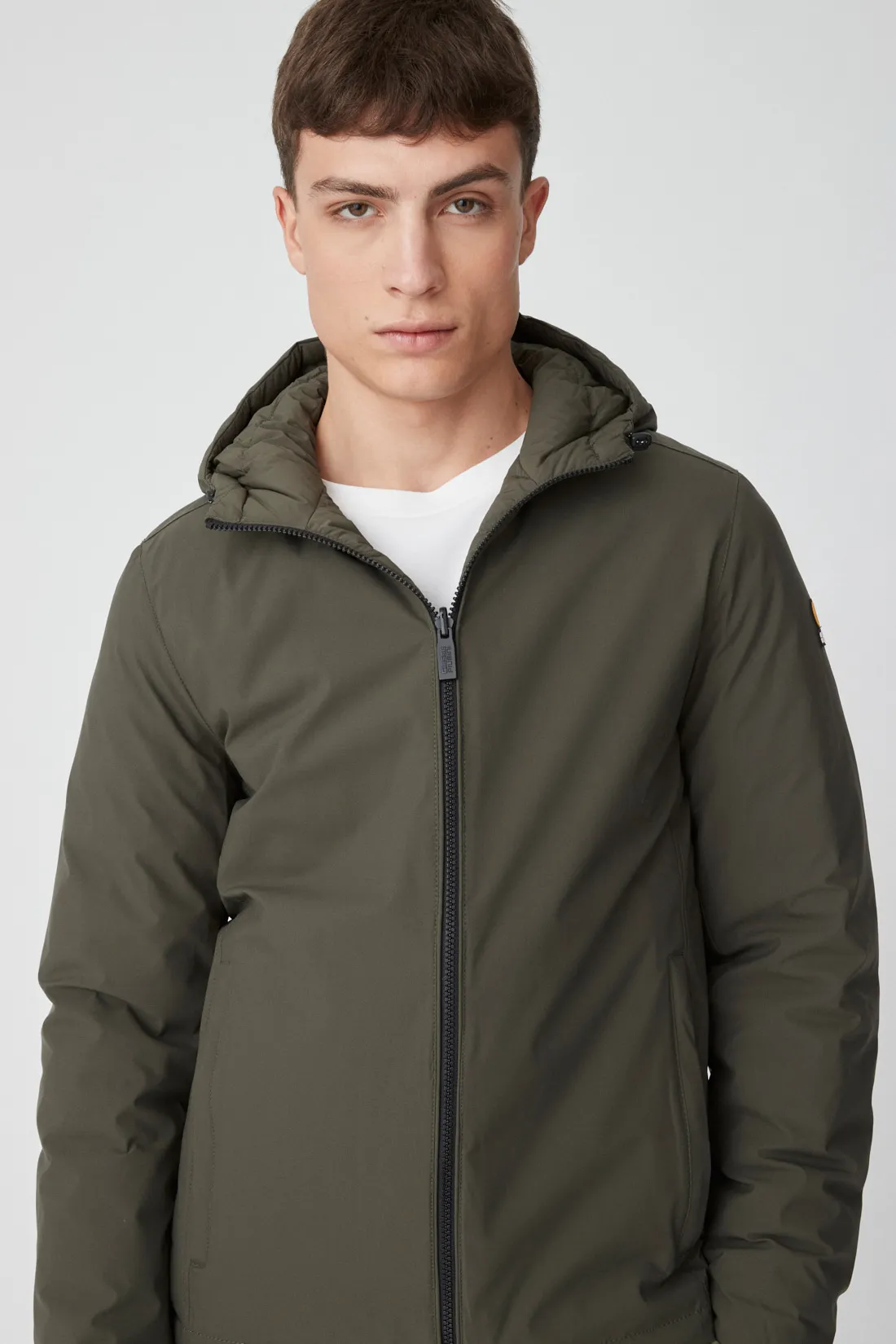HENRY – Piumino verde militare reversibile