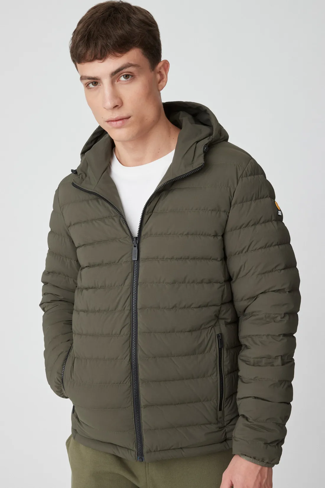 HENRY – Piumino verde militare reversibile
