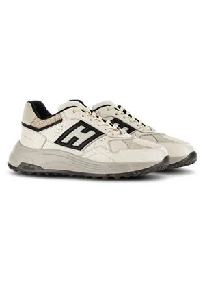 HOGAN Calzature,Sneakers sneakers in pelle beige 