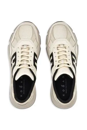 HOGAN Calzature,Sneakers sneakers in pelle beige 