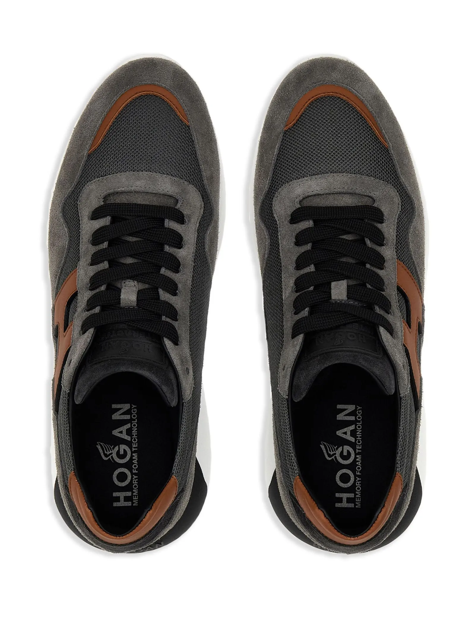 HOGAN Calzature,Sneakers sneakers in pelle grigio 