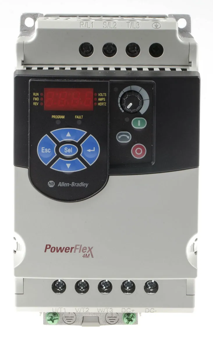 Inverter Allen Bradley, 3,7 kW, 400 V c.a., 3 fasi, 400Hz